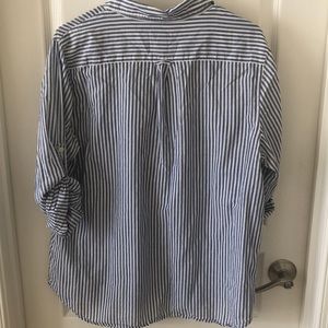 J. Crew Tops - J. Crew striped three quarter button down J. Crew Tops - J. Crew striped three quarter button down